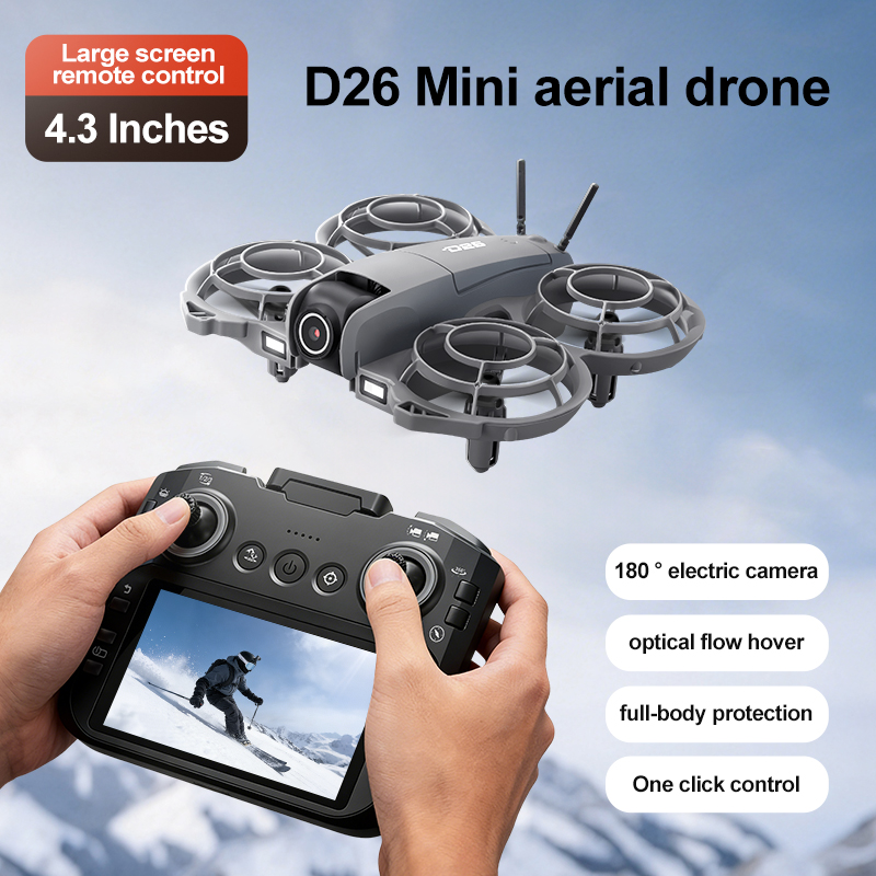 طائرة بدون طيار D26 بدقة 4K لل - مراجعة Drone Gimbal Brushless وسعره