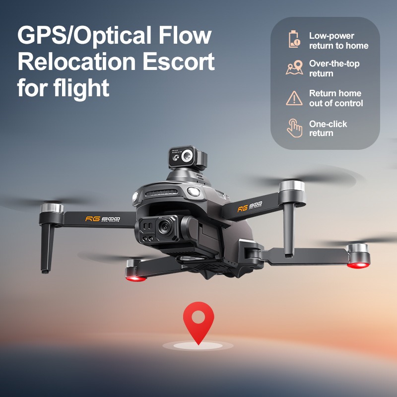 طائرة بدون طيار RG800 MAX جديد - مراجعة Drone Gimbal Brushless وسعره